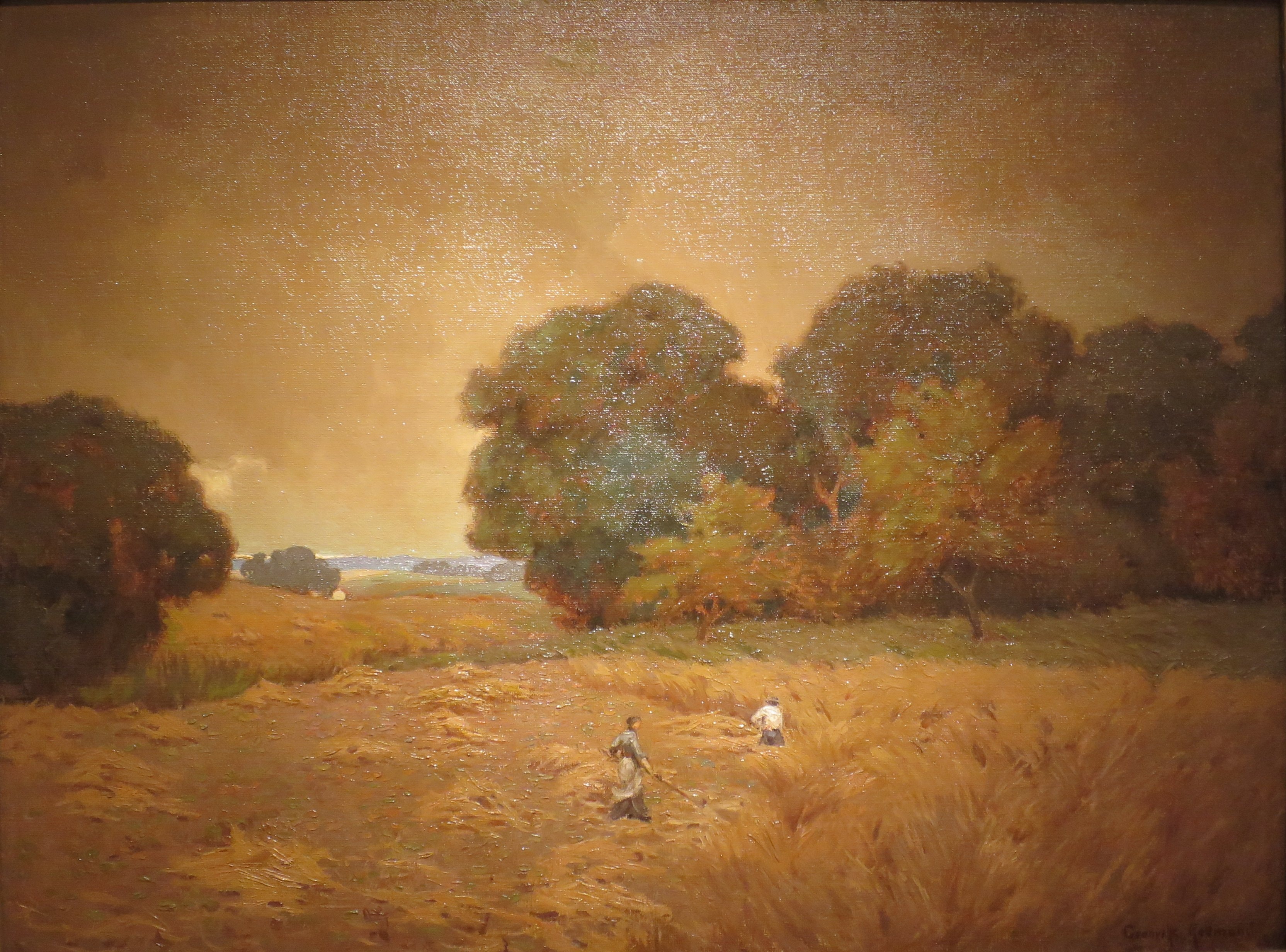 The Mowers (When Hearts Beat as One) by Granville Redmond