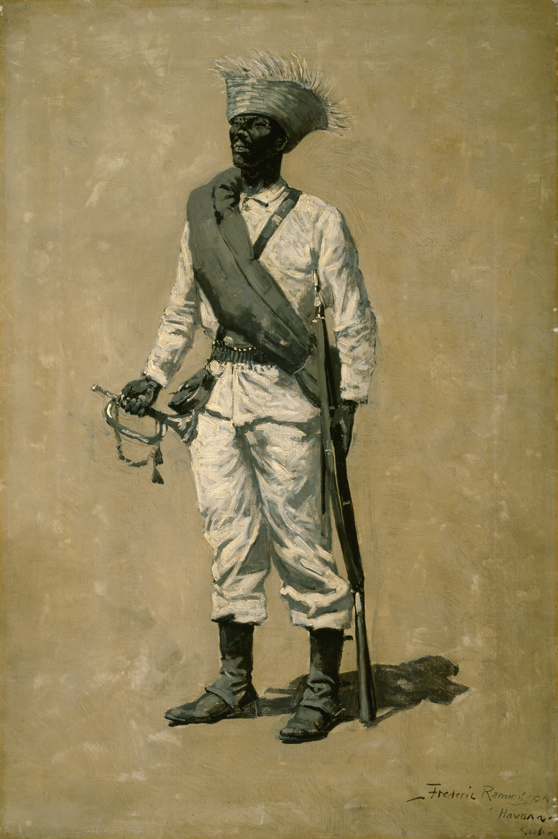 One of Gomez' Men by Frederic Remington
