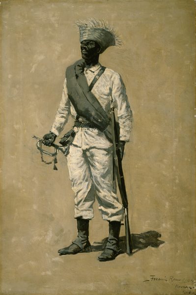 One of Gomez' Men by Frederic Remington