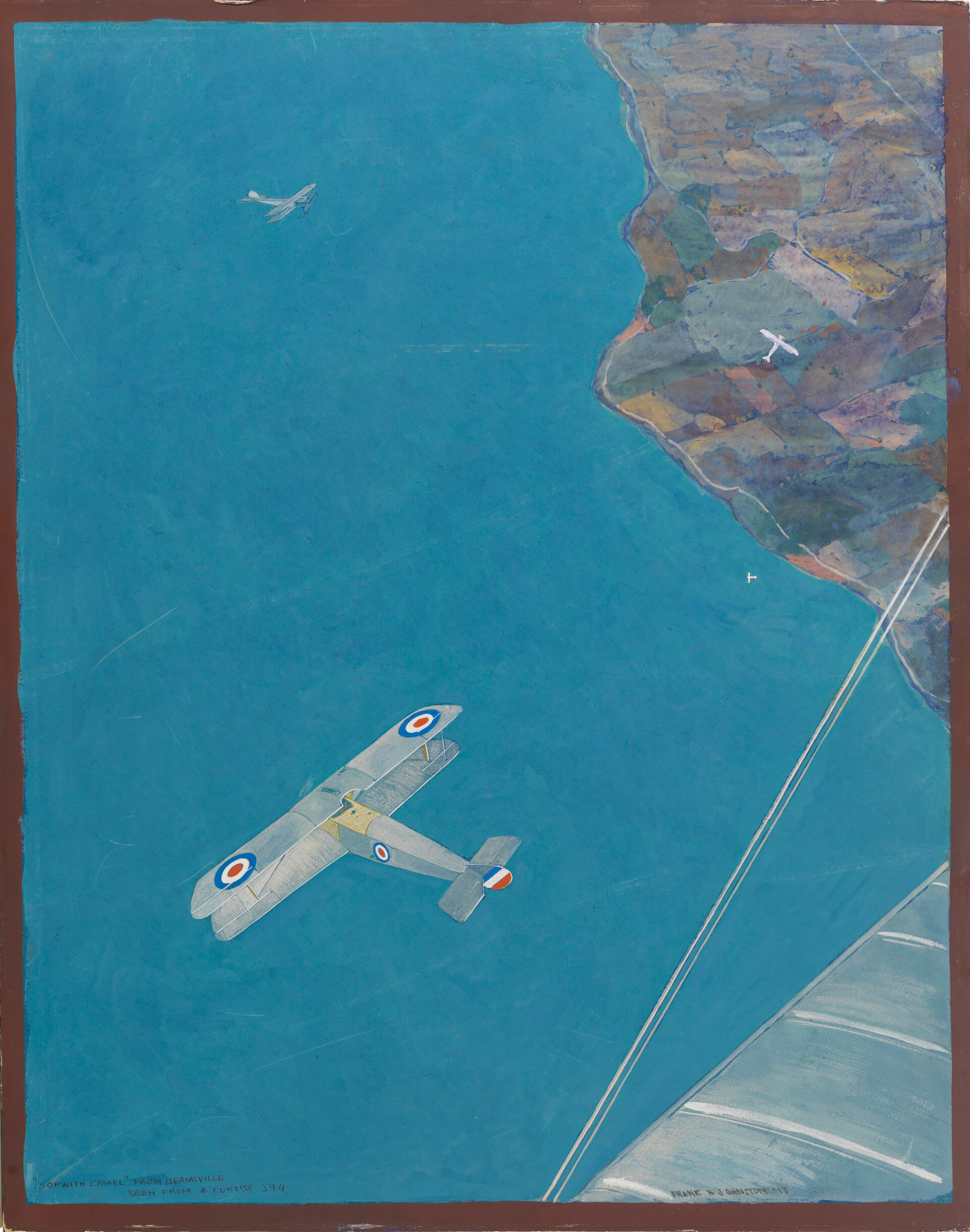 SOPWITH CAMEL FROM BEAMSVILLE by Frank Johnston