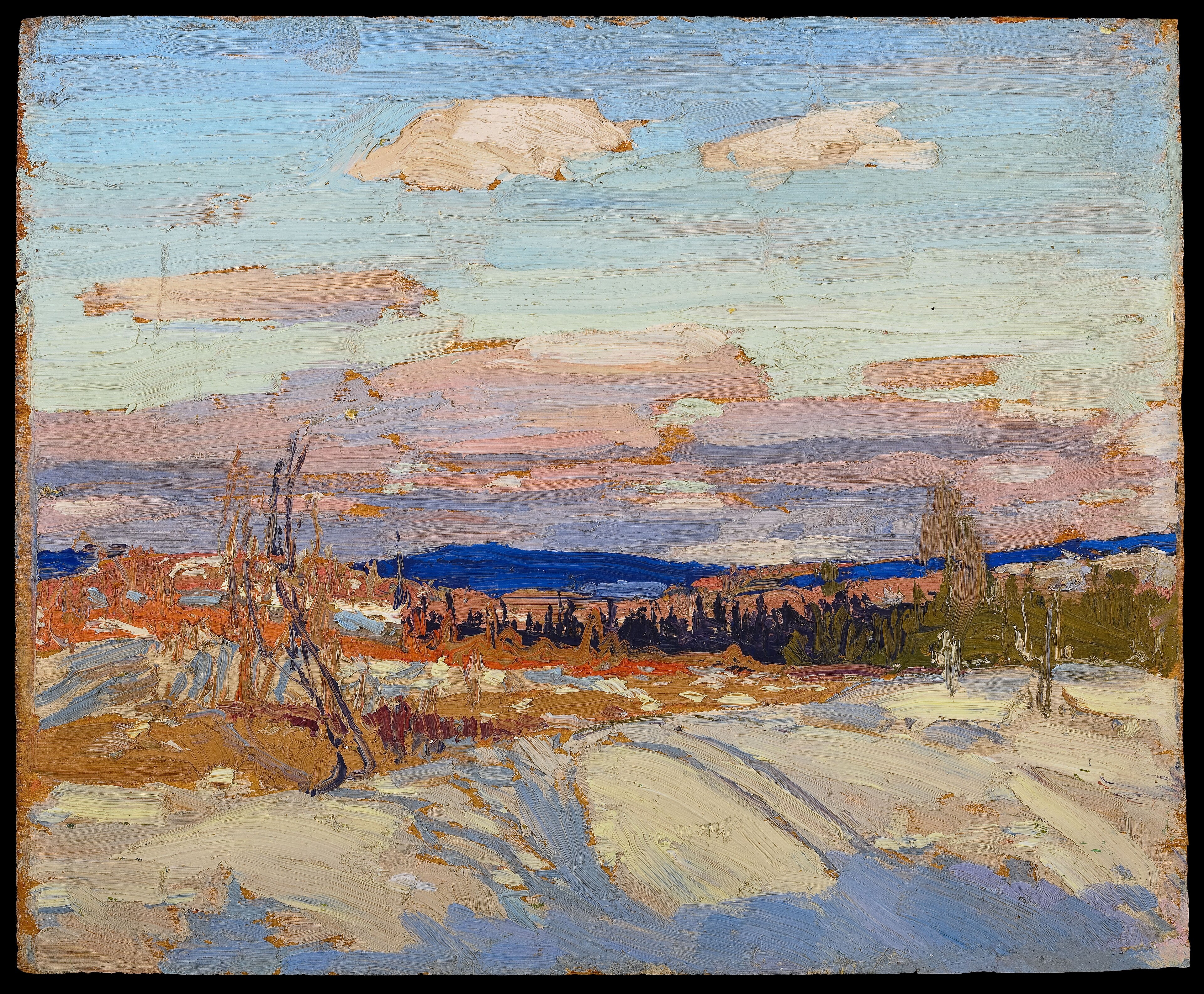 Winter: Sketch for "In Algonquin Park" by Tom Thomson