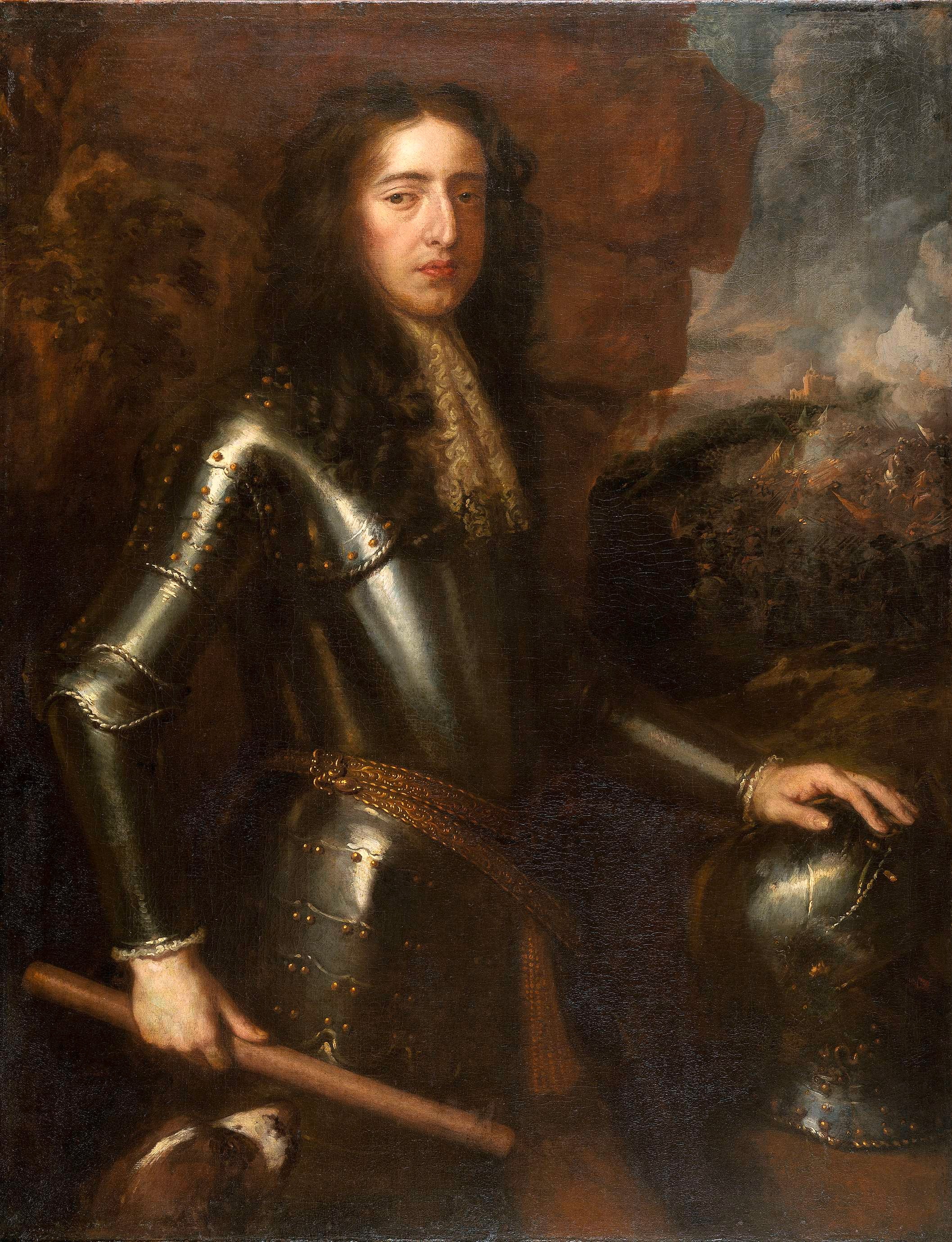 Portrait of William III (1650-1702), Prince of Orange by Willem Wissing