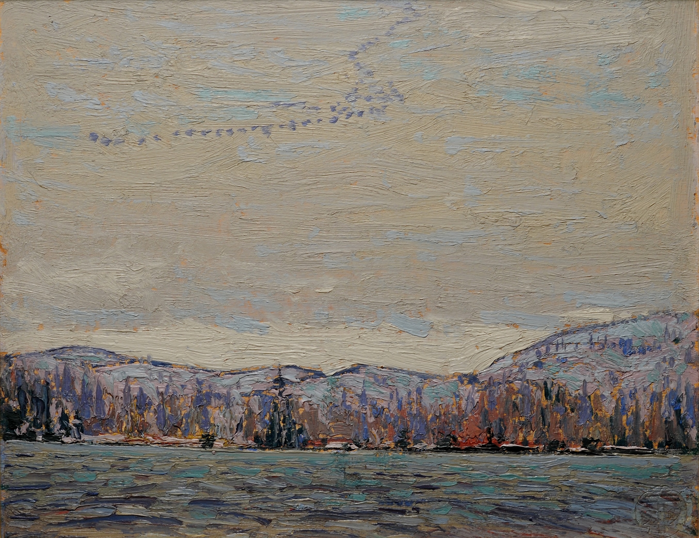 Wild Geese: "Sketch for Chill November" by Tom Thomson
