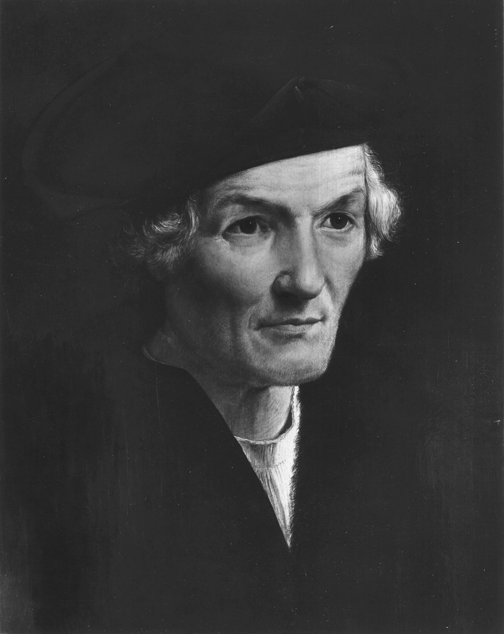 A work made of oil on panel.