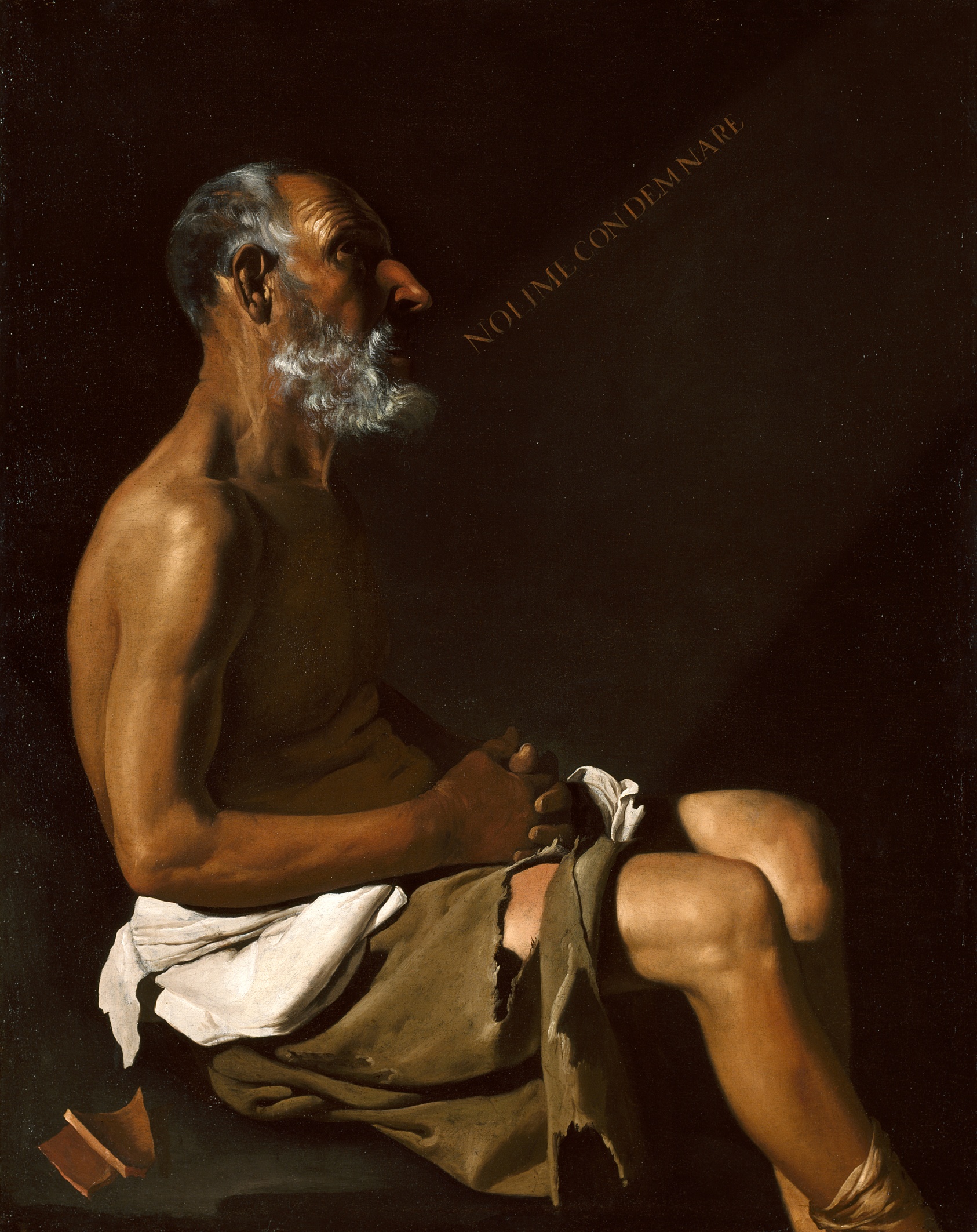 A work made of oil on canvas.
