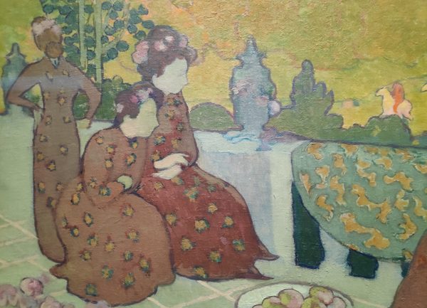 Femmes assises à la terrasse dit aussi Soir de septembre by Maurice Denis