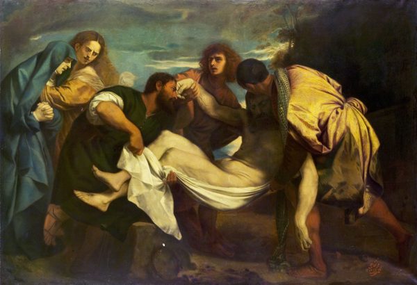 The Entombment of Christ by Kamal-ol-molk