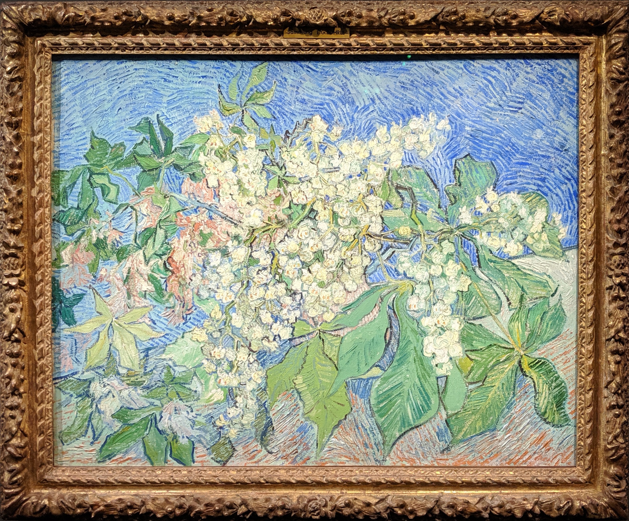 Blossoming Chestnut Branches, 1890-05, by Vincent van Gogh