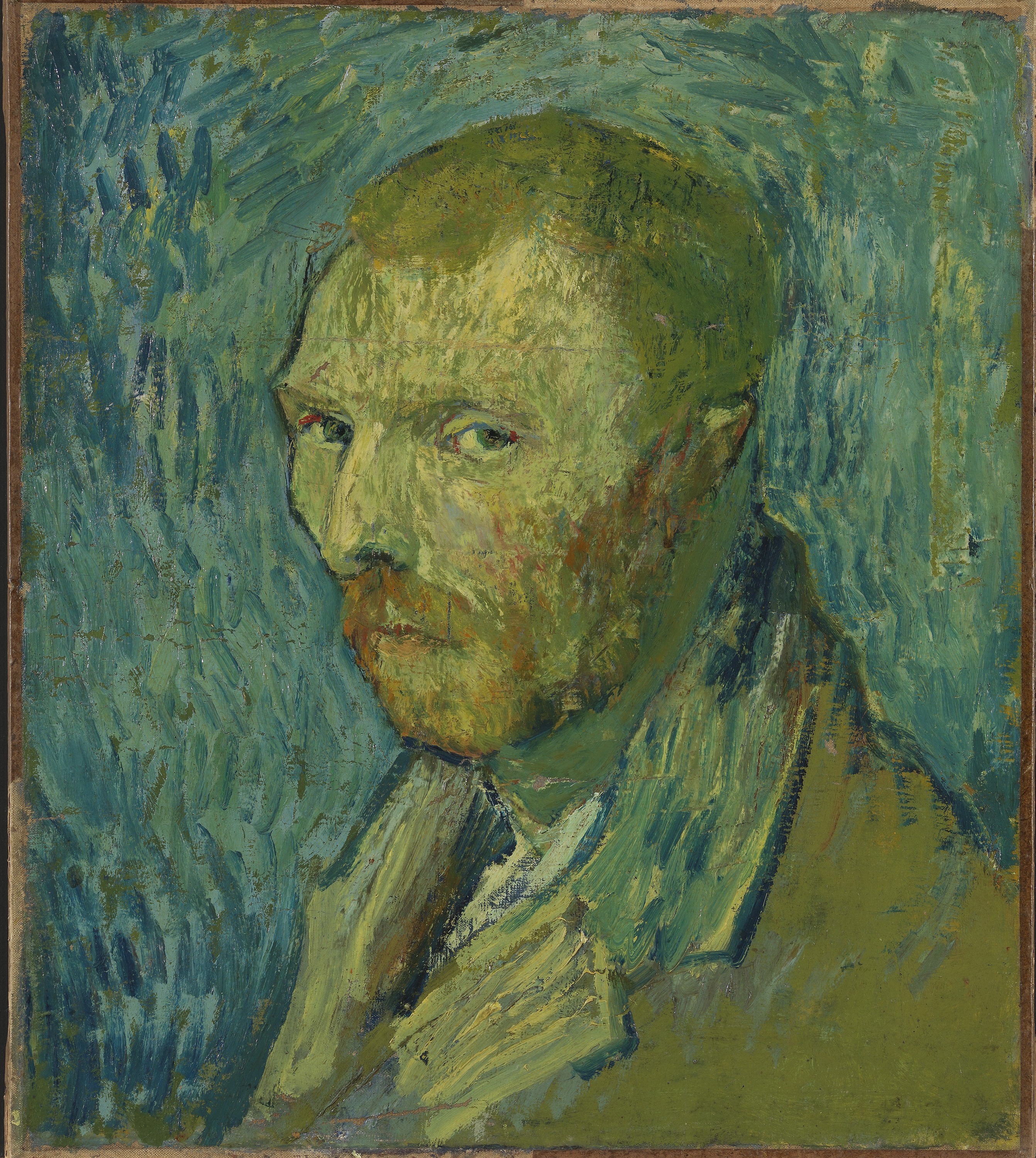 Self-portrait, 1889-09, by Vincent van Gogh