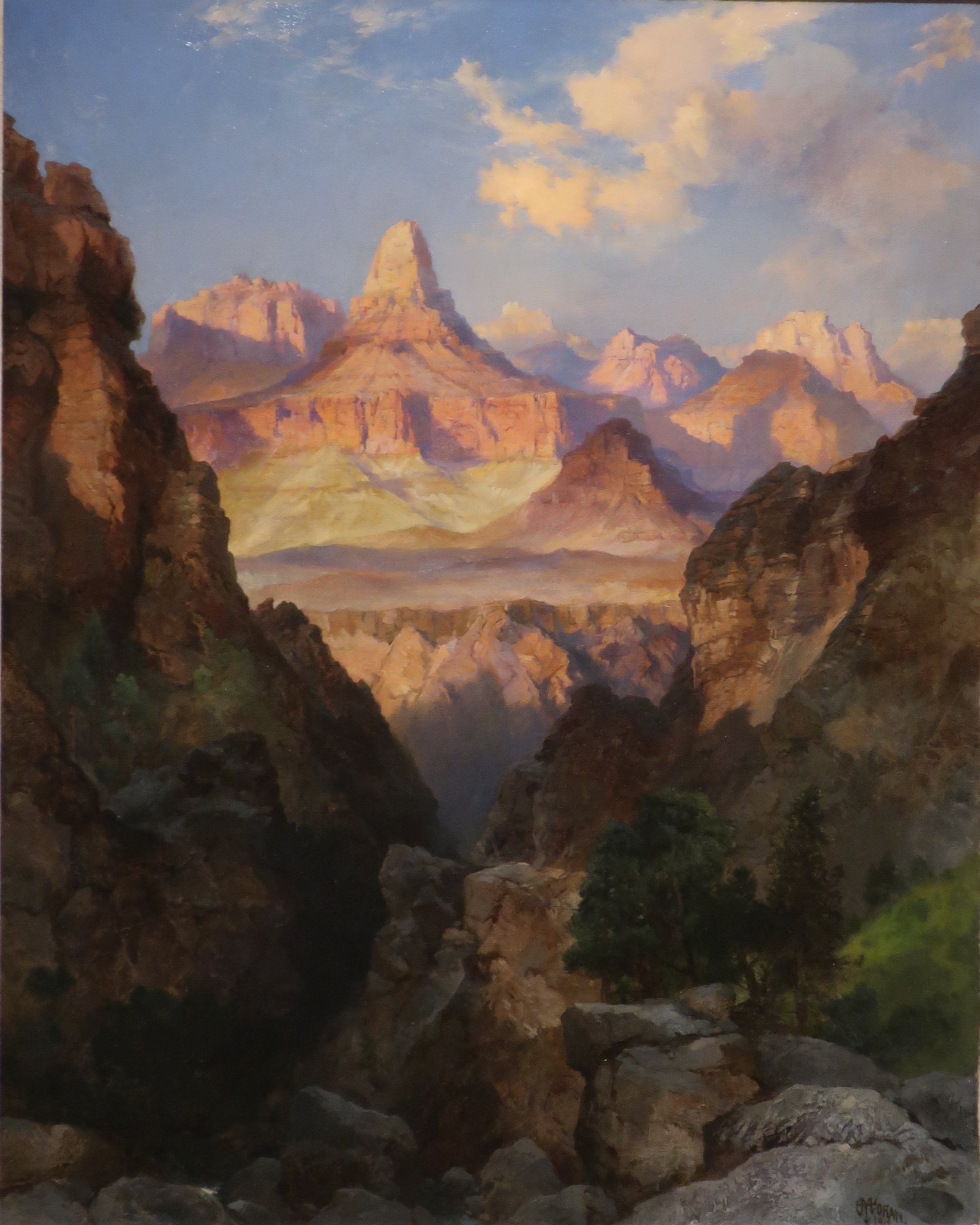 Zoroaster Temple at Sunset by Thomas Moran