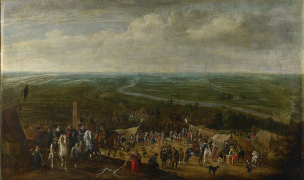 Prince Frederick Henry during the siege of 's-Hertogenbosch, 1629. by Paulus van Hillegaert (I)