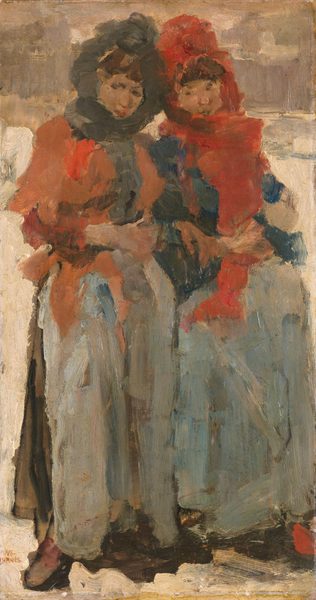 Two Young Women in the Snow by Isaac Israëls