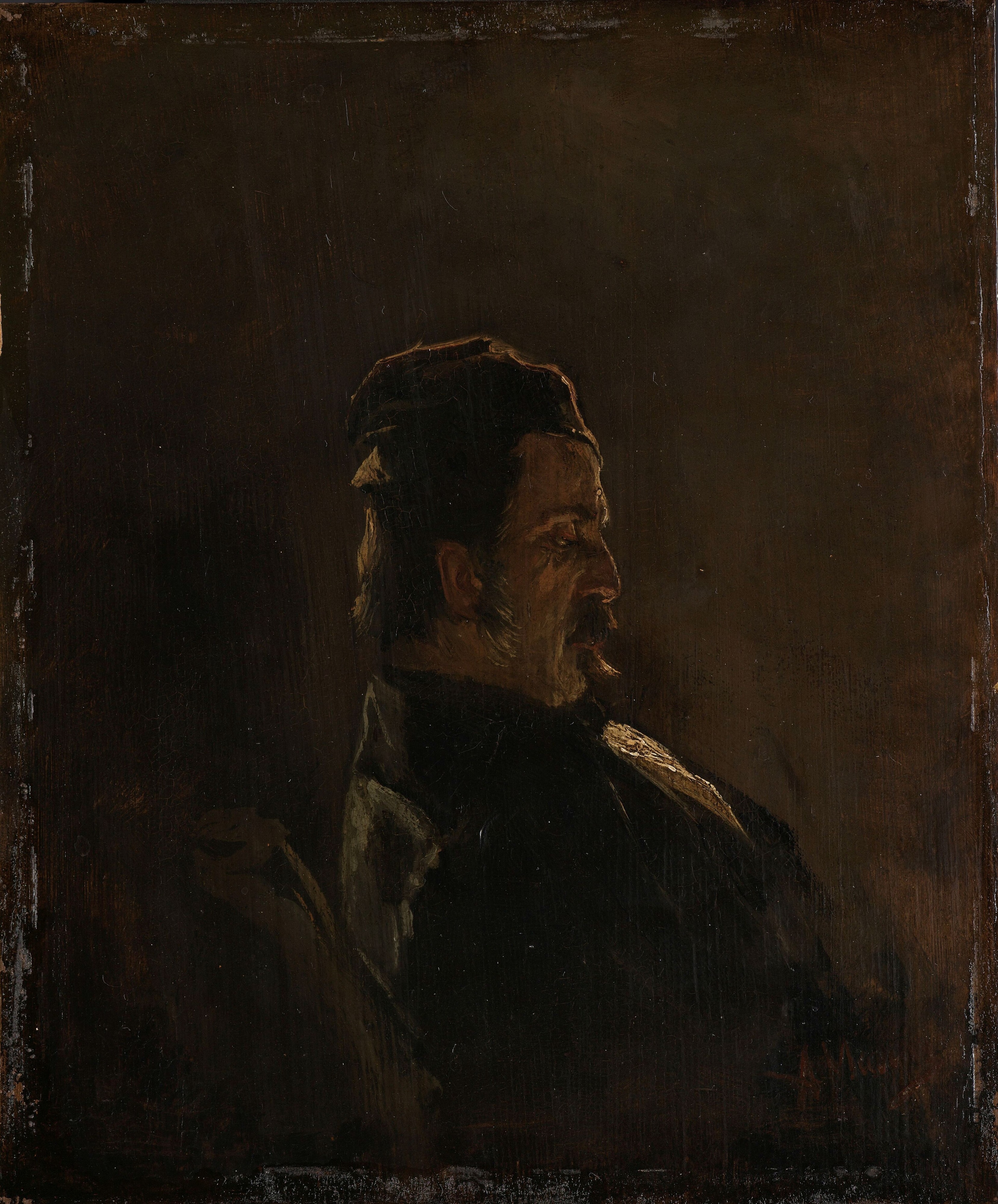 Portrait of Pieter Frederik van Os, Painter by Anton Mauve