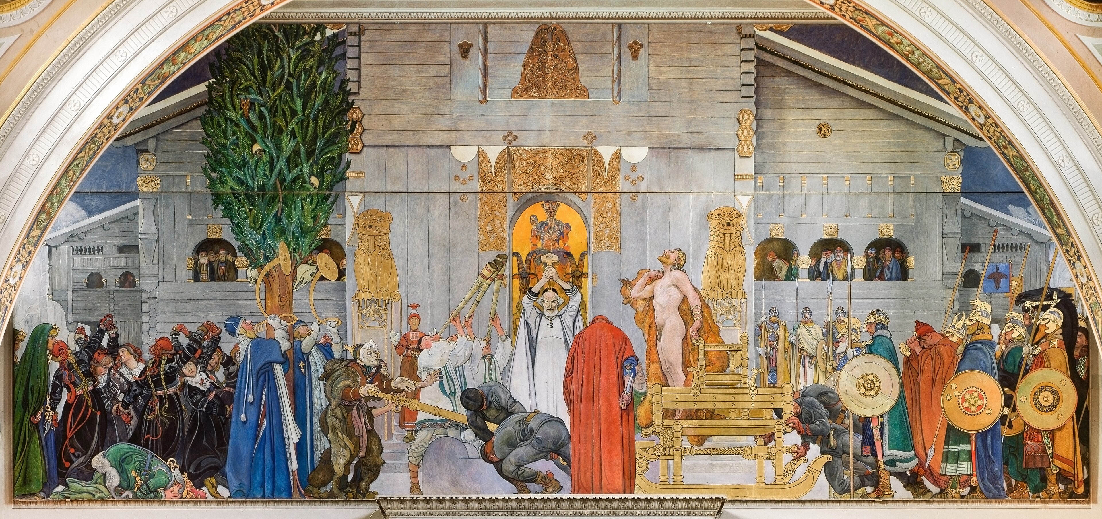 Midvinterblot by Carl Larsson