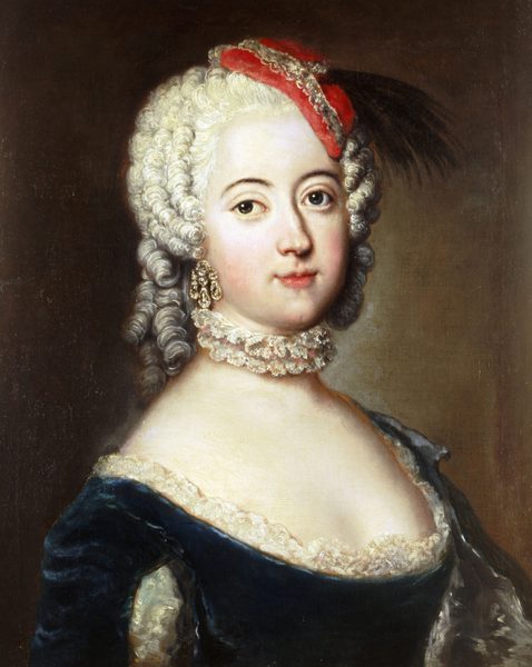 Louisa Ulrika of Prussia, Queen of Sweden by Antoine Pesne