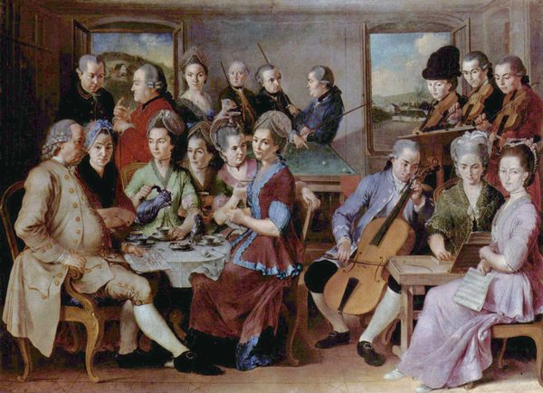 Die Familie Remy by Januarius Zick