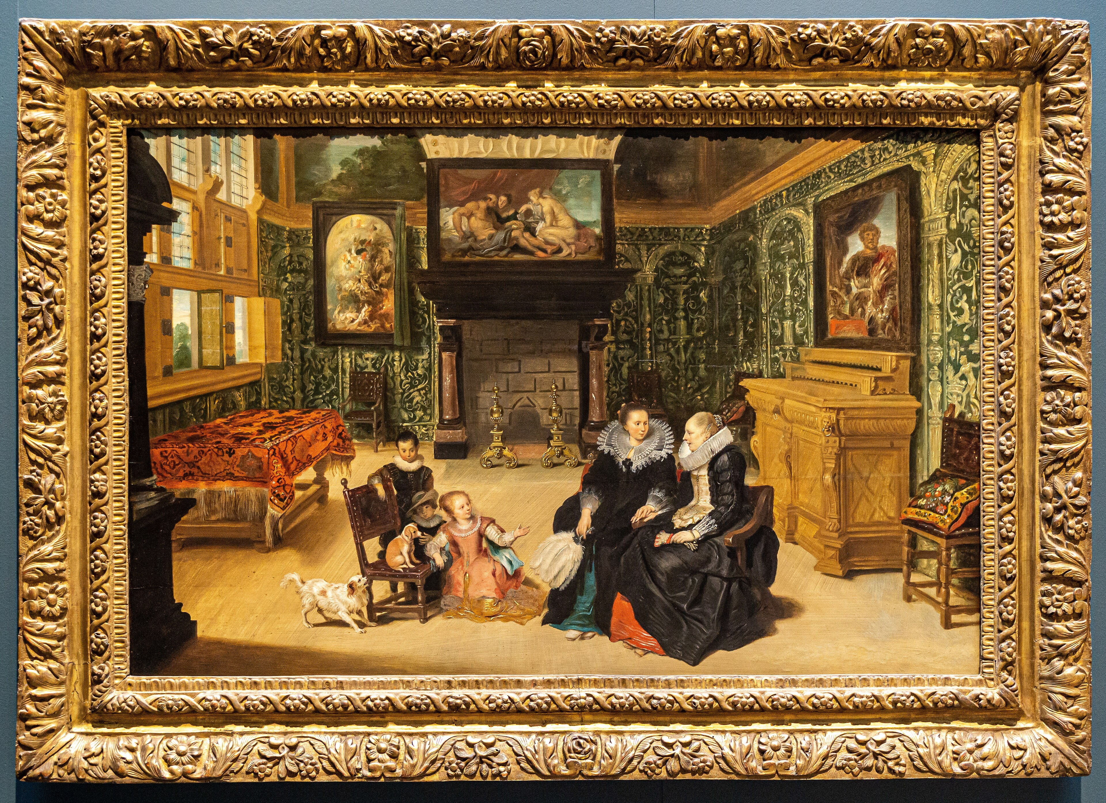 Interior, called Rubens' salon by Frans Francken the Younger