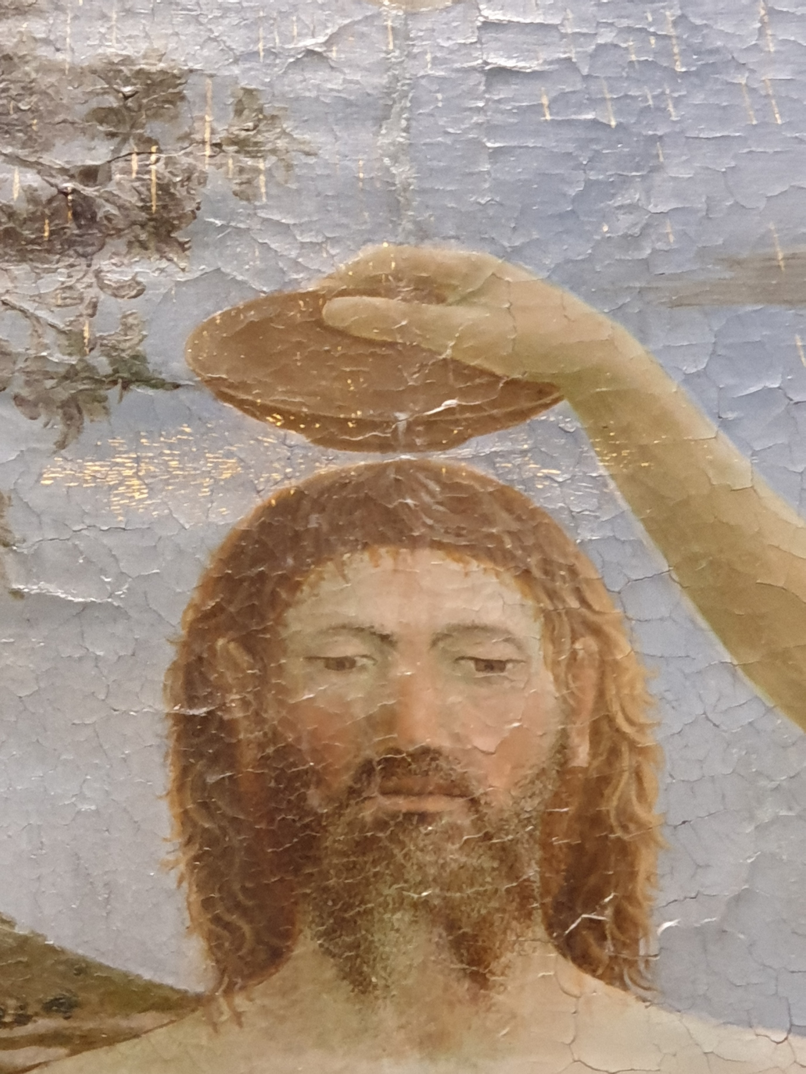 Battesimo di Cristo, oro by Piero della Francesca