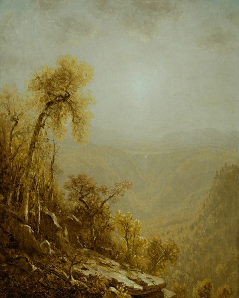 A work made of oil on canvas.