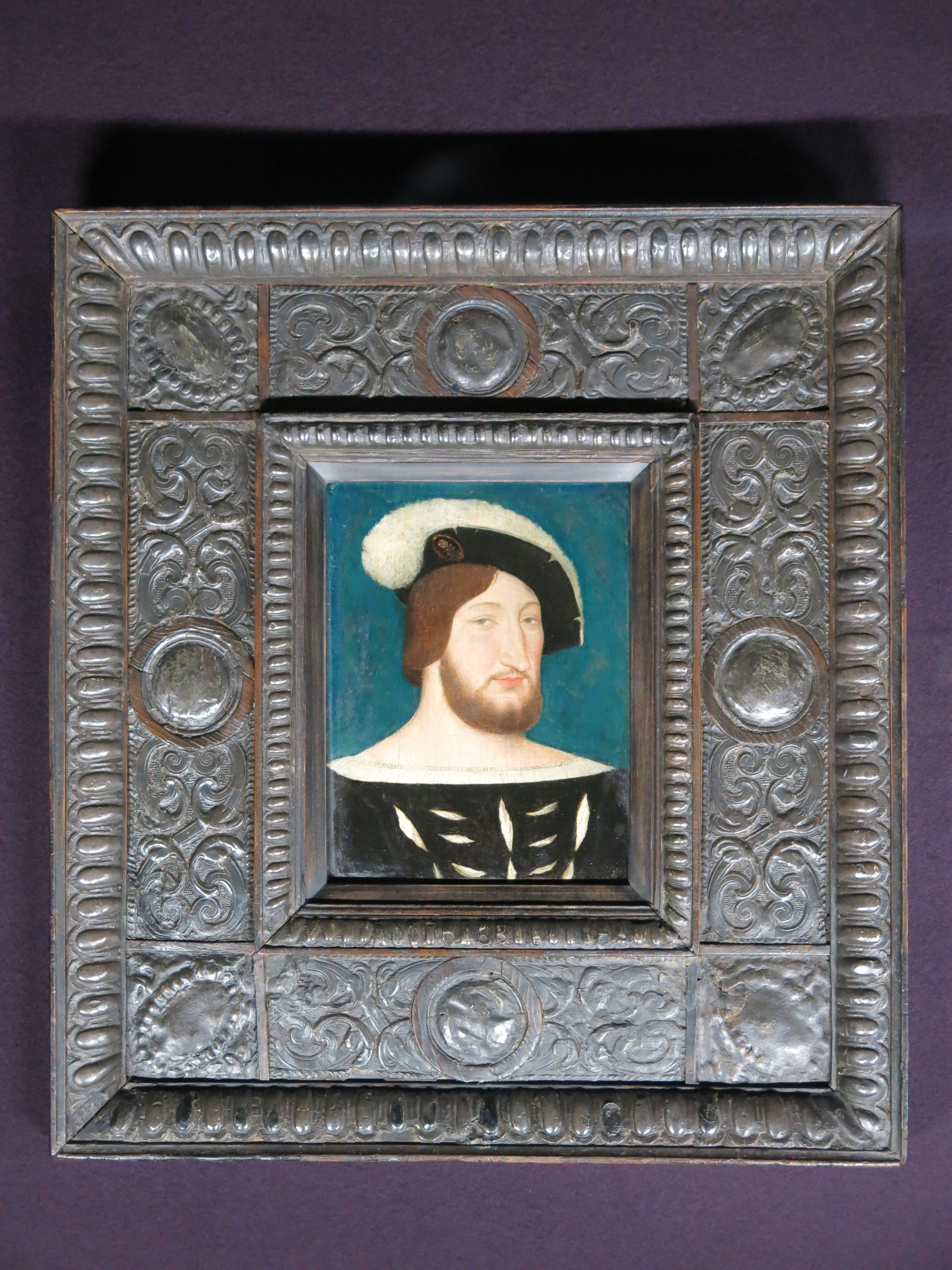 Jean Clouet - Petit portrait de François 1er (Louvre, MI 832) by Tangopaso