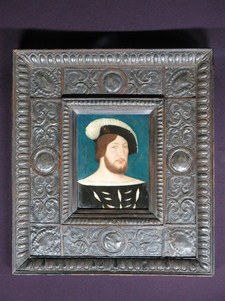 Jean Clouet - Petit portrait de François 1er (Louvre, MI 832) by Tangopaso
