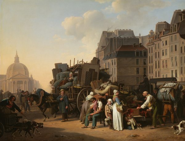A work made of oil on canvas.