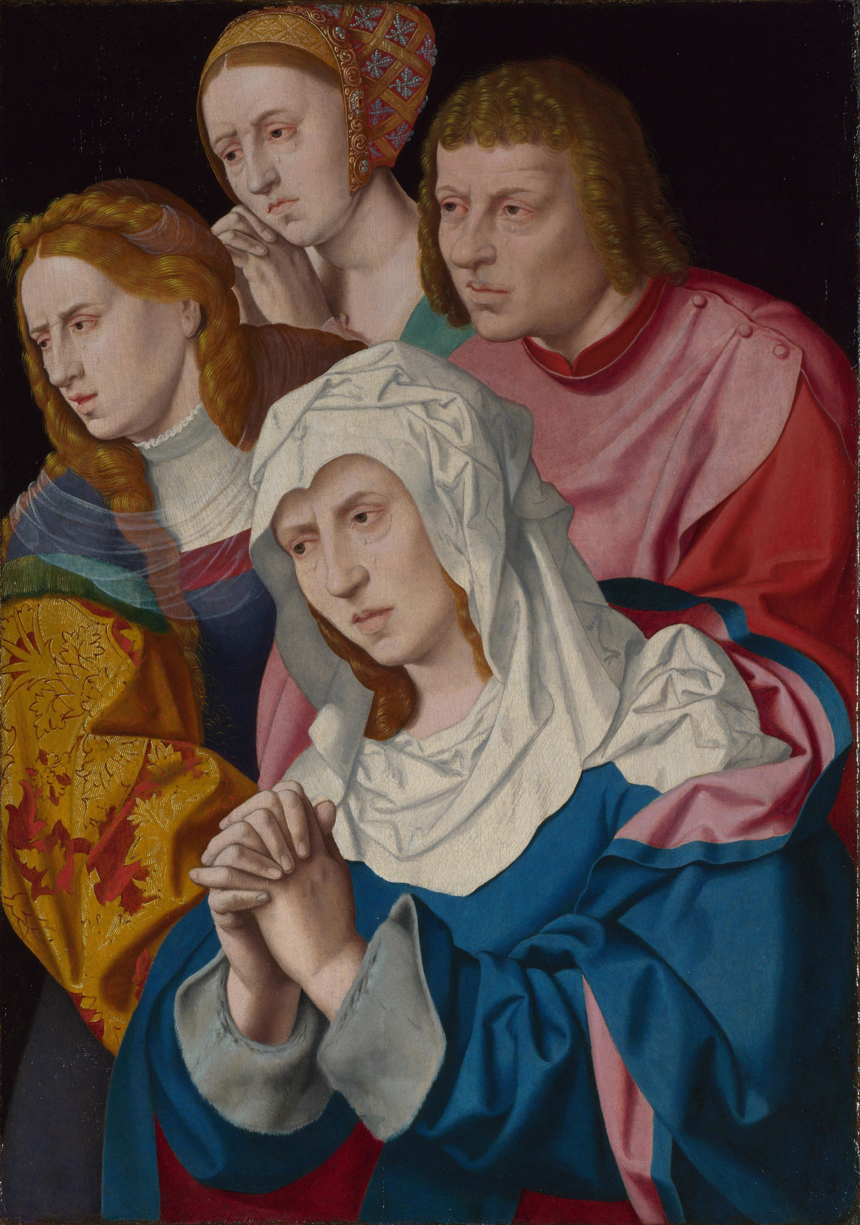 The Virgin, Saint John, Saint Mary Magdalene and a Holy Woman by Bartholomaeus Bruyn the Elder