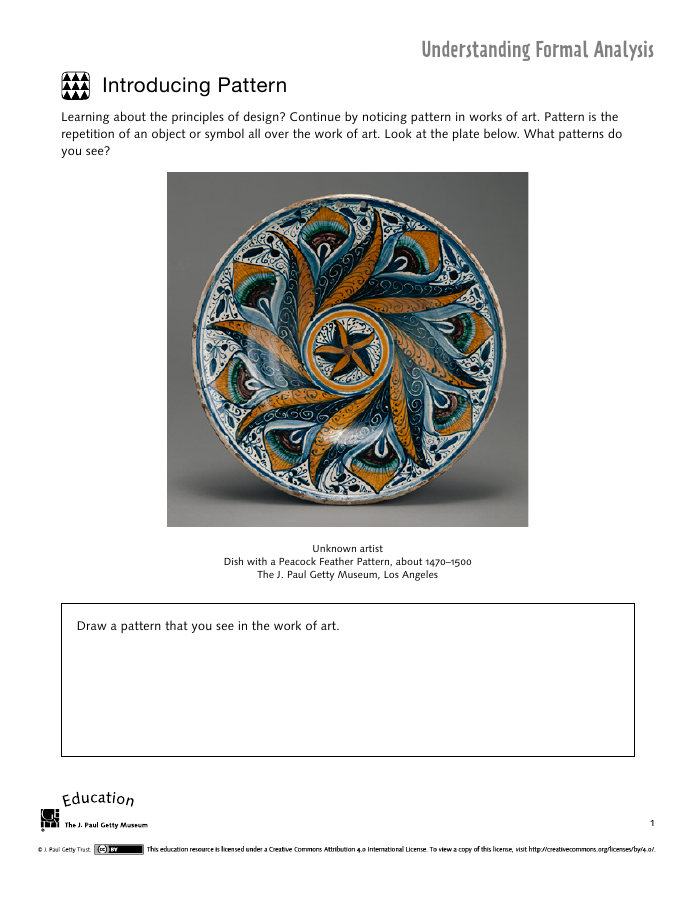 First page of the original Introducing Pattern PDF